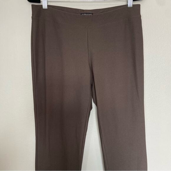 Eileen Fisher Washable Stretch Crepe Pant Slim Fit Ankle Length Size Medium - Picture 4 of 10